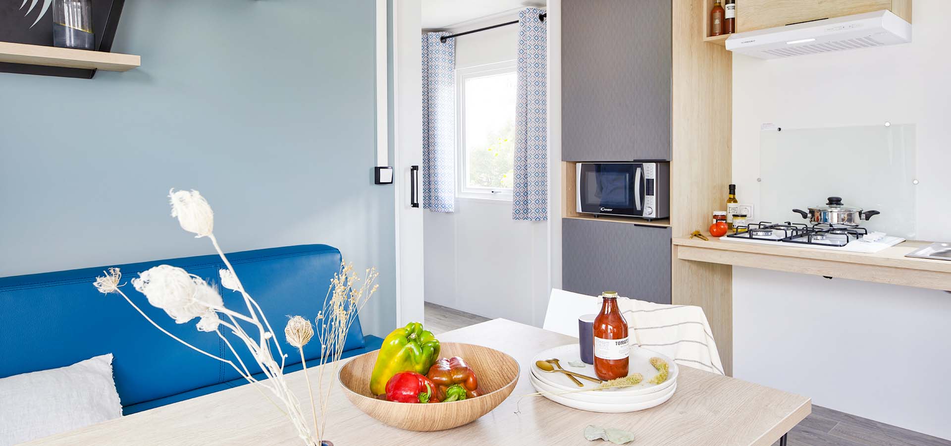 Porto Vecchio bungalow Sartene cuisine